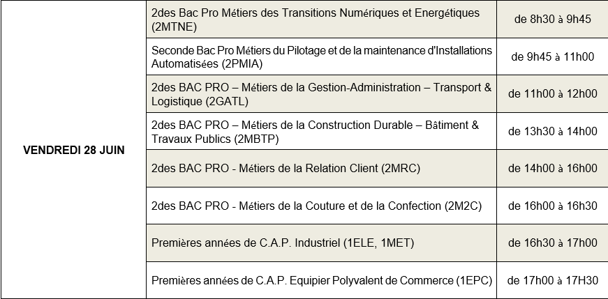 planning inscription pro